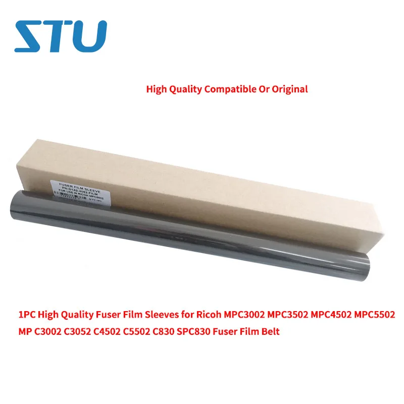 1PC High Quality Fuser Film Sleeves for Ricoh MPC3002 MPC3502 MPC4502 MPC5502 MP C3002 C3052 C4502 C5502 C830 Fuser Film Belt
