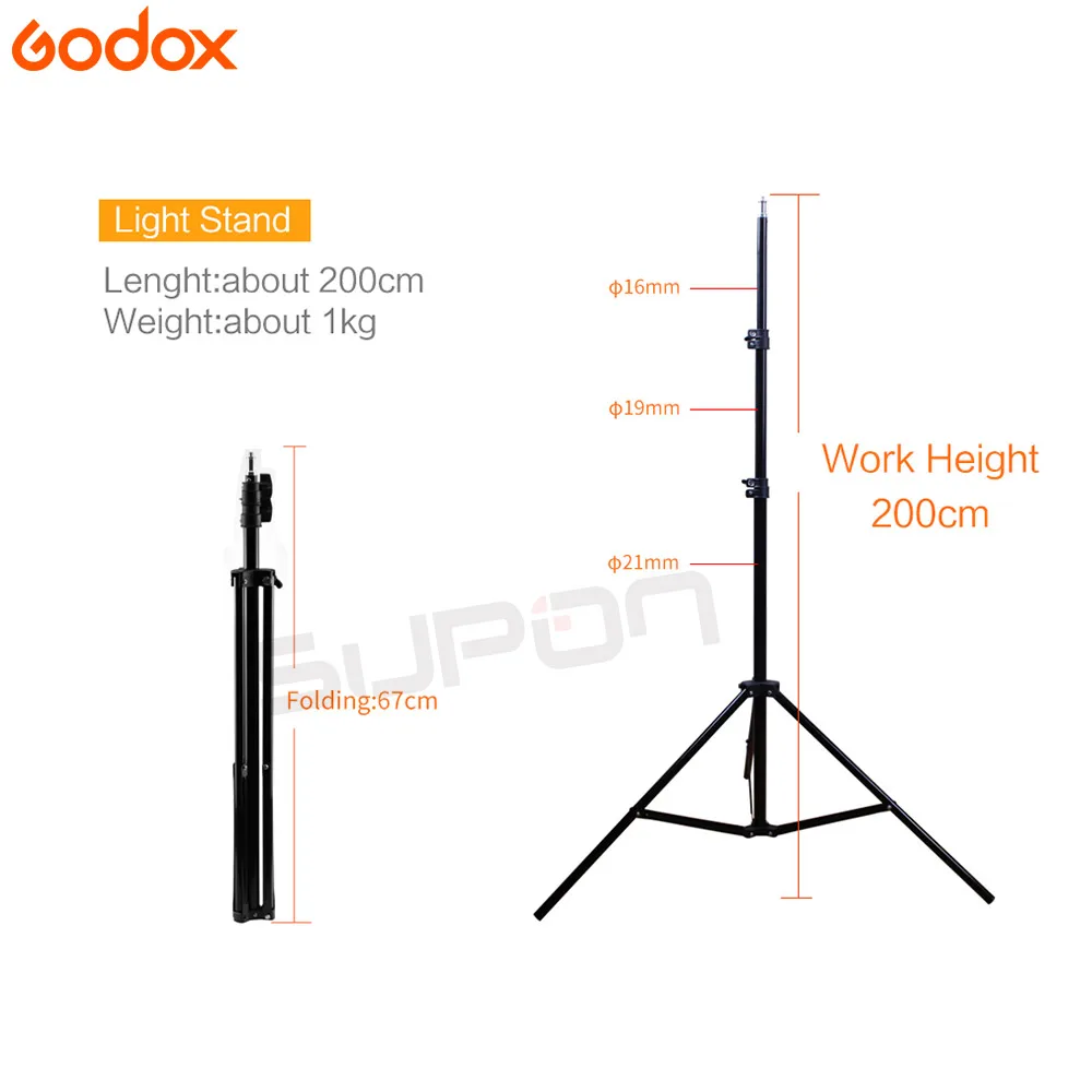 NEWEST 120DI 360Ws GODOX 3*120Ws Pro Photography Studio Strobe Flash Light 360W Kit