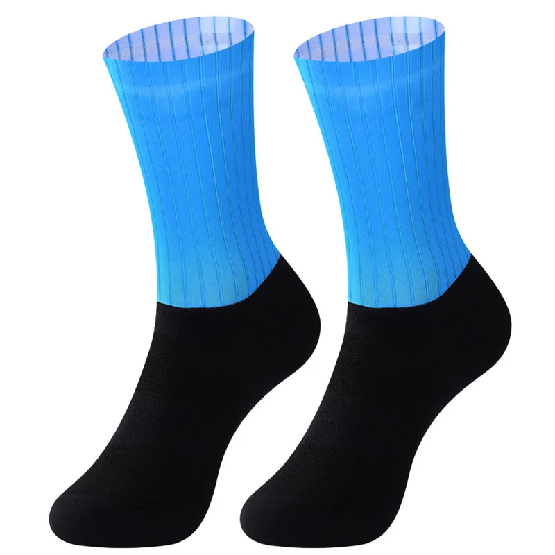 New Anti Slip seamless Cycling Socks Integral Moulding High-tech Bike Sock Compression Bicycle Outdoor Running Sport Socks