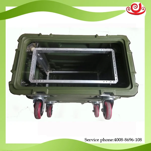 Tricases 고충격 방수 군용 랙 케이스, 공장 RU040 ODM OEM, 19 인치 4u
