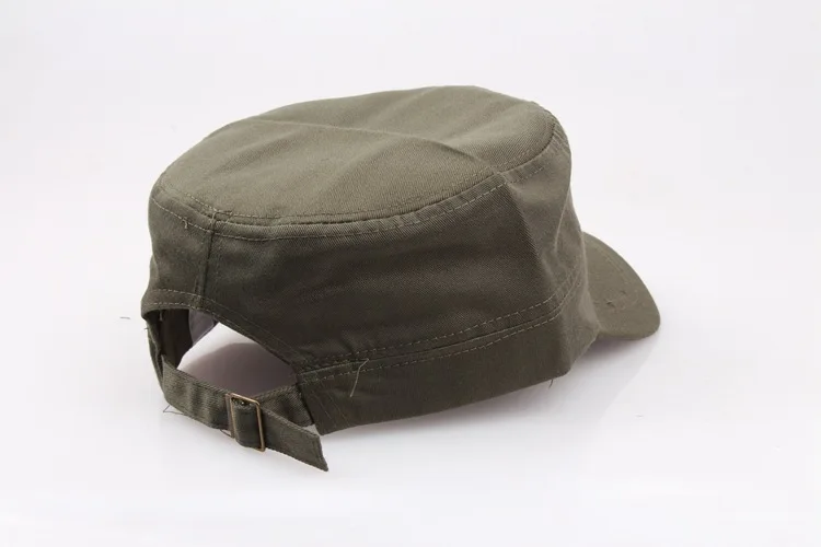 men women casual hat cap summer flat top military army caps cadet hats for male female