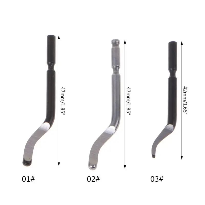 10PCS Rapid Steel Rotary Blade BS1010/BS1018/BK3010 Blade Aluminum Corner Crack Deburring Trimming Processing Tool