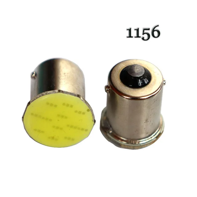 

100 шт. Супер яркий S25 1156 BA15S P21W 12SMD Светодиодная лампа указателя поворота COB Внутреннее освещение автомобиля Парковочный задний стоп-сигнал 12 В