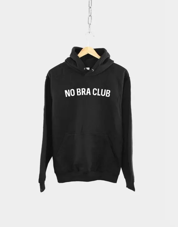 

Sugarbaby No Bra Club Hoodie Funny Boob Sweatshirt Unisex Fashion Casual Tops Long Sleeve Tumblr Hoodie Drop ship