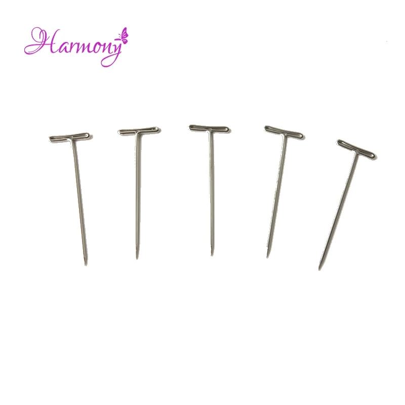 500pcs/lot T pin clips for wig making /hair extension fix on mannequin 2