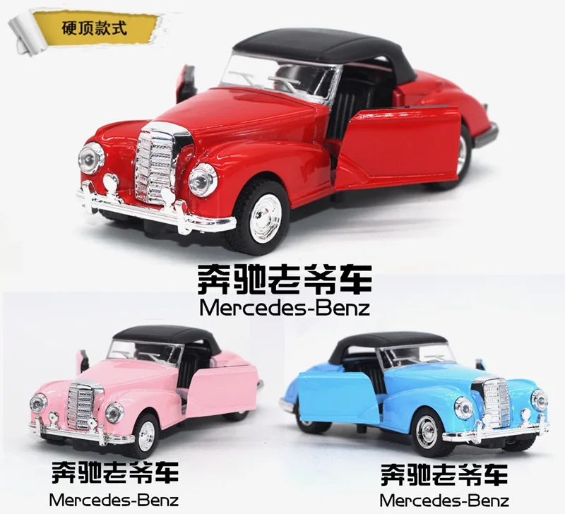 

1:32 Children's toy cars, Simulation model of alloy car, Retro classic car, Pull Back car, Christmas gifts for children.