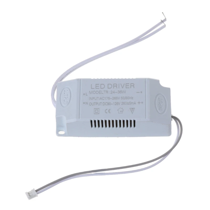 

220V LED Constant Current Driver 24-36W Power Supply Output External For LED W315