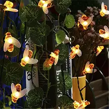 Solar Honey Bee LED String Lights 20 or 50 LEDs #6