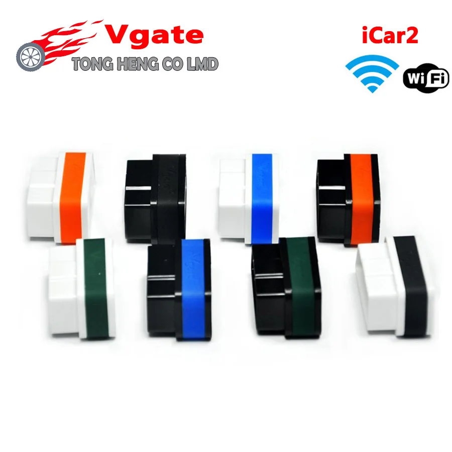 

Заводская цена Vgate iCar2 Wifi ELM 327 WIFI iCar 2 OBD2 ELM327 Vgate OBD диагностический интерфейс Поддержка для iPhone/Android/ПК