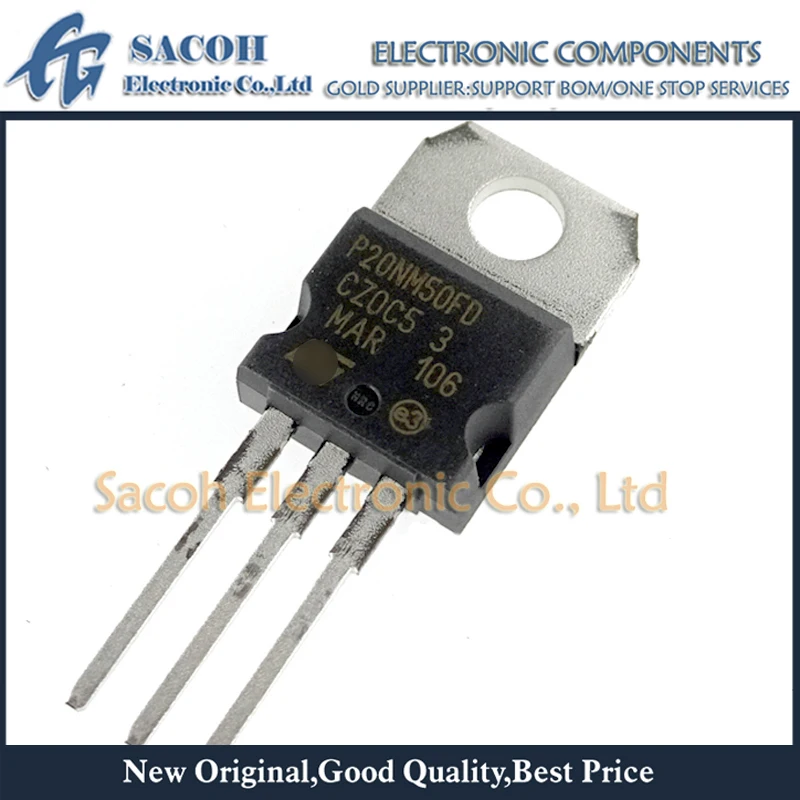 

Refurbished Original 10Pcs/Lot STP20NM50FD P20NM50FD OR STP20NM60FD P20NM60FD TO-220 20A 500V Power MOSFET