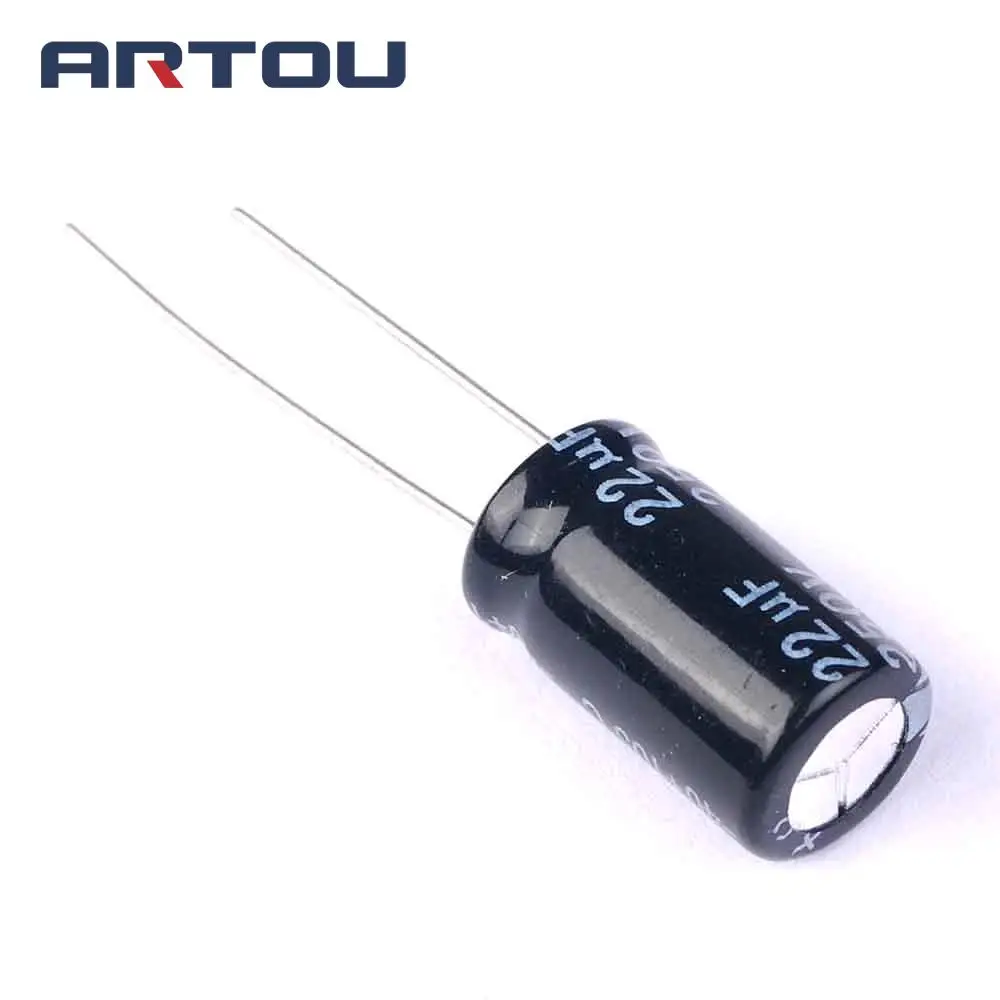 20PCS 22UF 250V 10X17mm Electrolytic Capacitor 250V 22UF 10*17mm Aluminum Electrolytic Capacitor