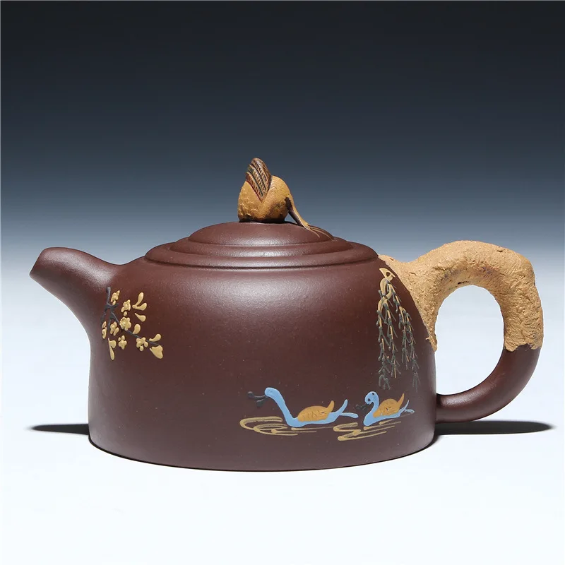 Large pot Yixing teapot cold duck prophet 250 ml of purple clay teapot tea custom gift ore