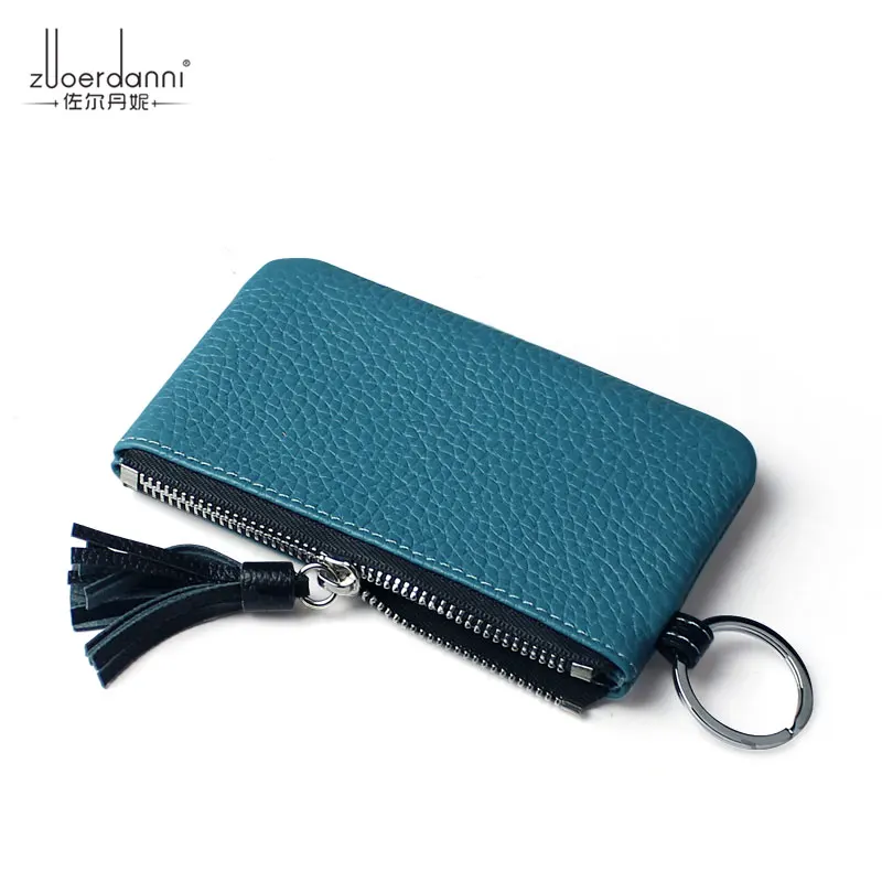 Thin zipper coin pruse women small wallet leather lady card holder female mini coin bag high quality Korean style fashion A376