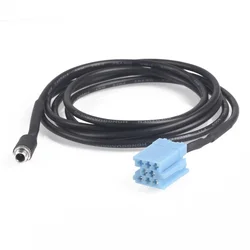 Car 3.5mm Female 8pin Audio Music AUX Cable Input Adapter For Mercedes Benz Smart 450