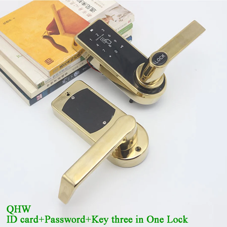 Smart Door lock Mechanical Key Lock Keychain Digital Lock Electronic Handle Lock Knob lock Anti-theft Optional Bluetooth TTLOCK