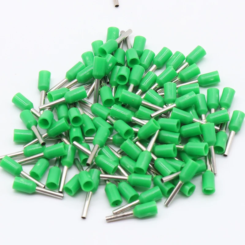 E7508 100PCS/Pack Tube insulating Insulated terminals 0.75MM2 Cable Wire Connector Insulating Crimp Terminal Connector E-