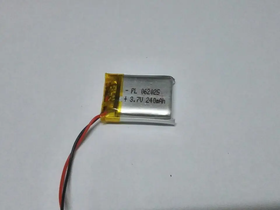 Size 602025 3.7V 240mah Lithium polymer Battery with Protection Board For MP3 MP4 MP5 GPS Digital Products Free Shipping