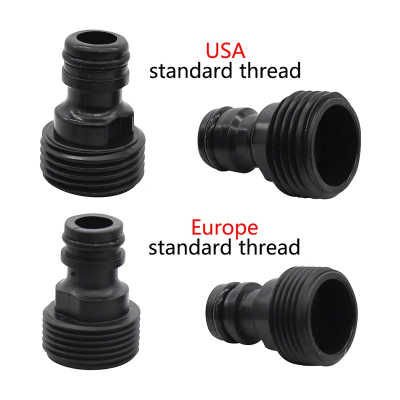 

2pcs American Standard 3/4" Female Thread male Thread Agriculture Irrigation Sprinkler EU standard Connector Wash Tap Adapter