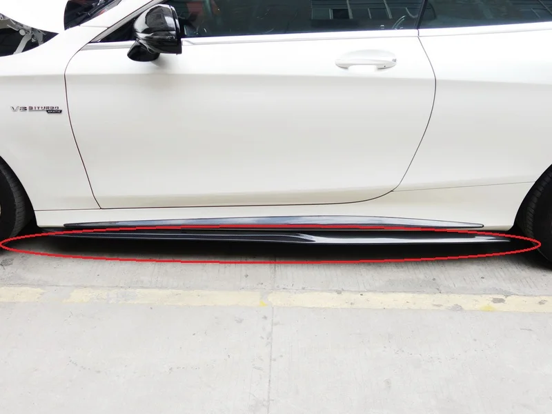 

Car Accessories Carbon Fiber PSM Style Side Skirts Extention Underboard Fit For 2015-2017 MB C217 S63 Coupe Side Skirts