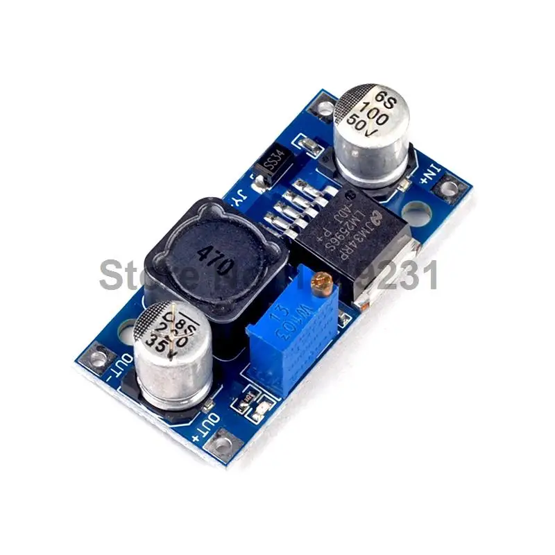 High Quality 3A Adjustable DC-DC LM2596 LM2596S-ADJ Input 3V-40V Output 1.25V-35V Step-down Power Supply Regulator Module