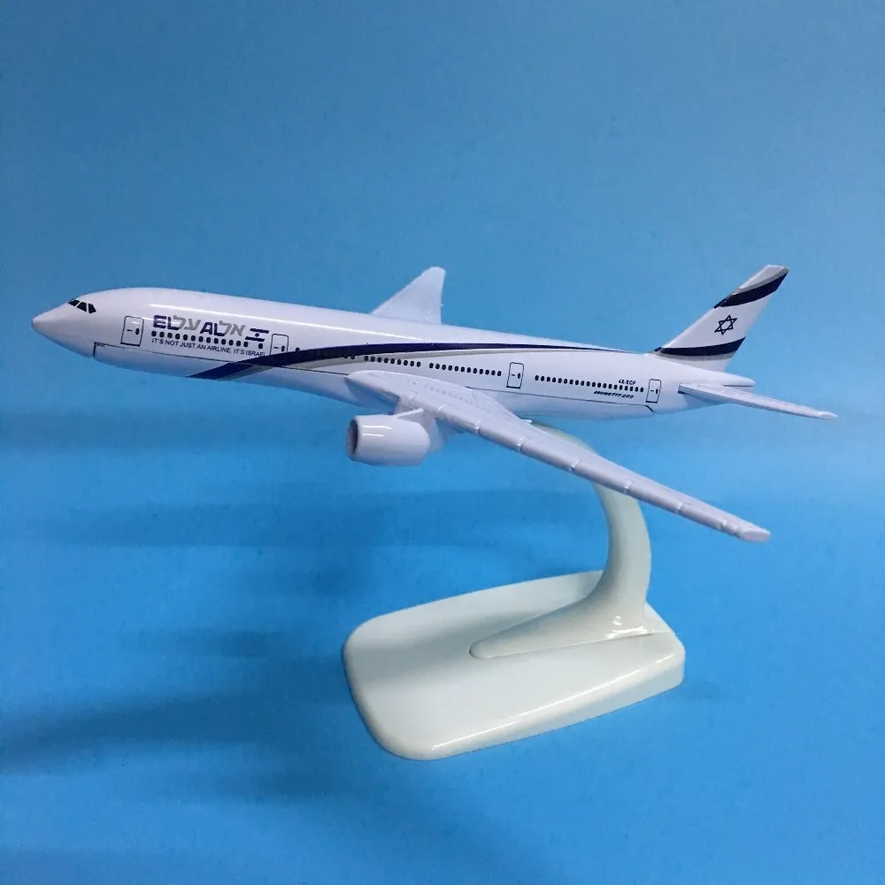 Jason Tutu Pesawat Model Pesawat Israel Boeing B777 Pesawat Model Diecast Metal 1:400 16 Cm Model Pesawat Terbang Pesawat Mainan Hadiah