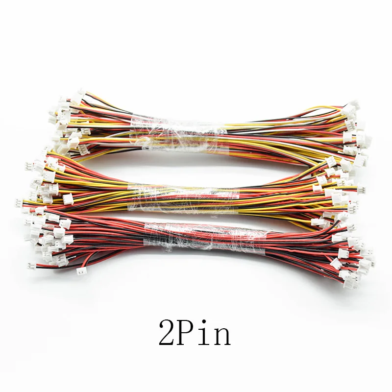 5pcs  Female Cable Connector XH 1.25mm JST 2/3/4/5/6Pin Single Head/Double  Head  Plug With 15cm Electronic Wire Connectors