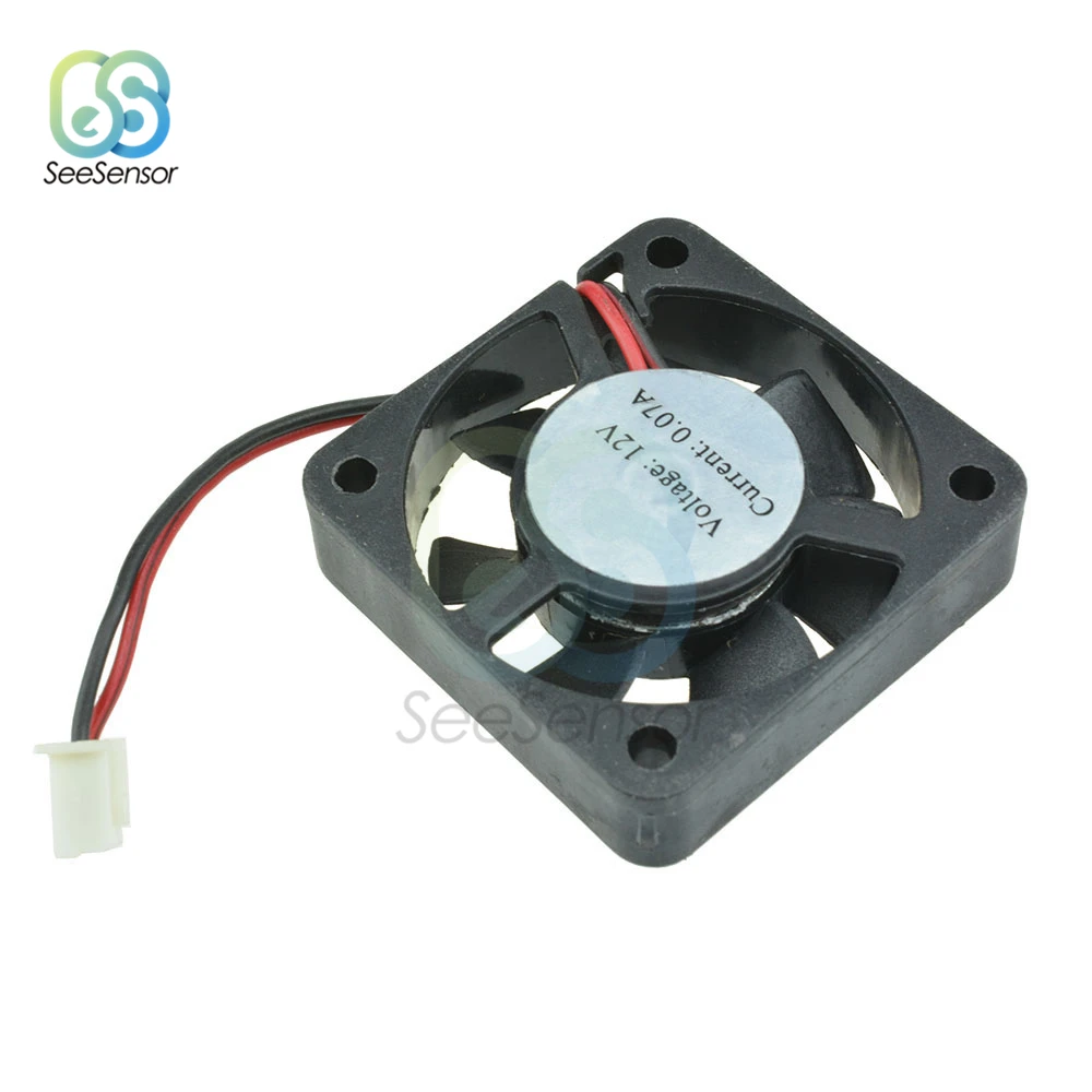 DC 12V 2-Pin Cooler Brushless PC CPU Case Cooling Fan Computer Cooler for Video Card 40x40x10mm