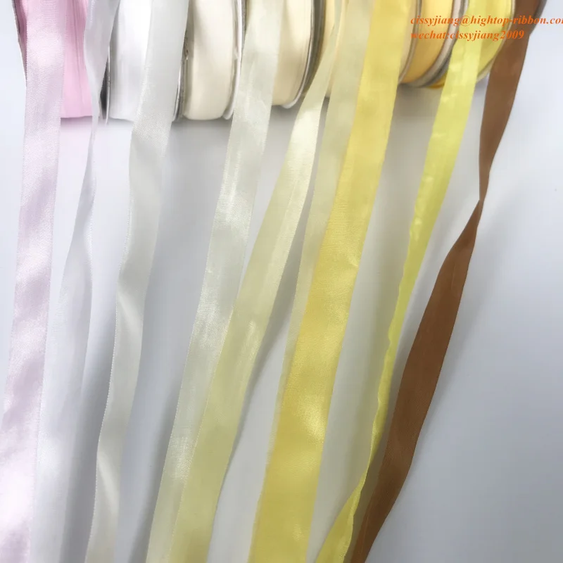 13mm,100% real pure silk woven double face taffeta silk ribbons for embroidery and handcraft project,gift packing