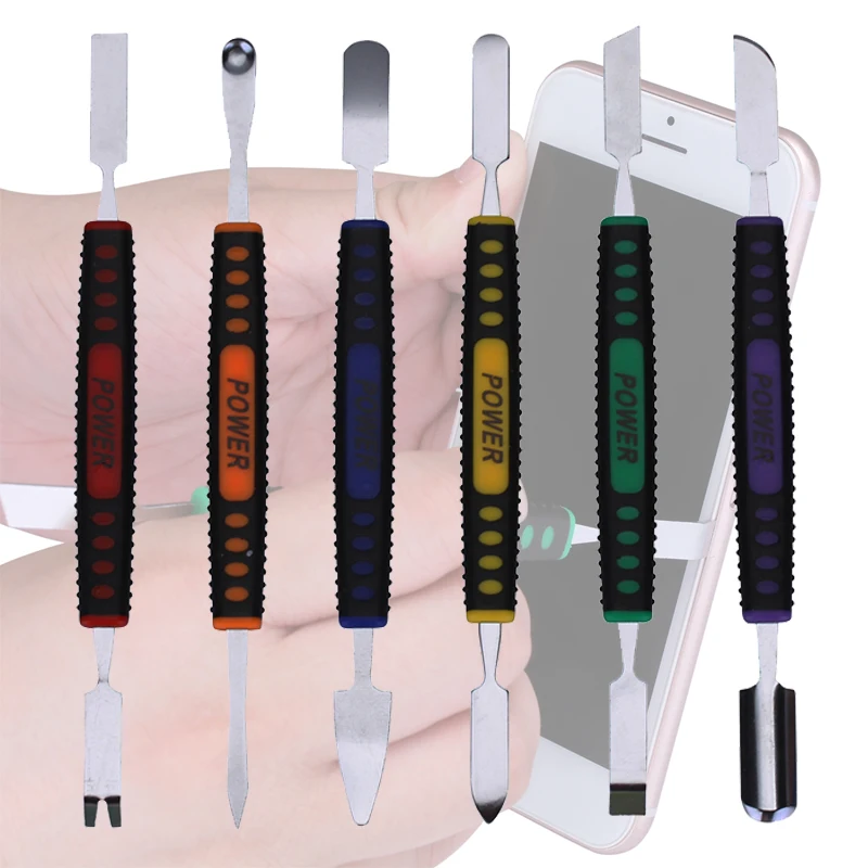 6 pz/lotto Metallo Spudger Della Leva di Apertura Set di Utensili A Mano per il Tablet iPad di iphone Del Telefono Mobile Smontare Strumento di Riparazione
