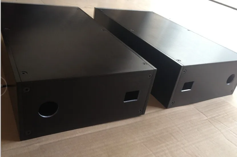 Carcasa de aluminio para amplificador, carcasa de 200x90x358mm para bricolaje, preamplificador, decodificador DAC, caja separada, caja amp, caja PSU, DIY