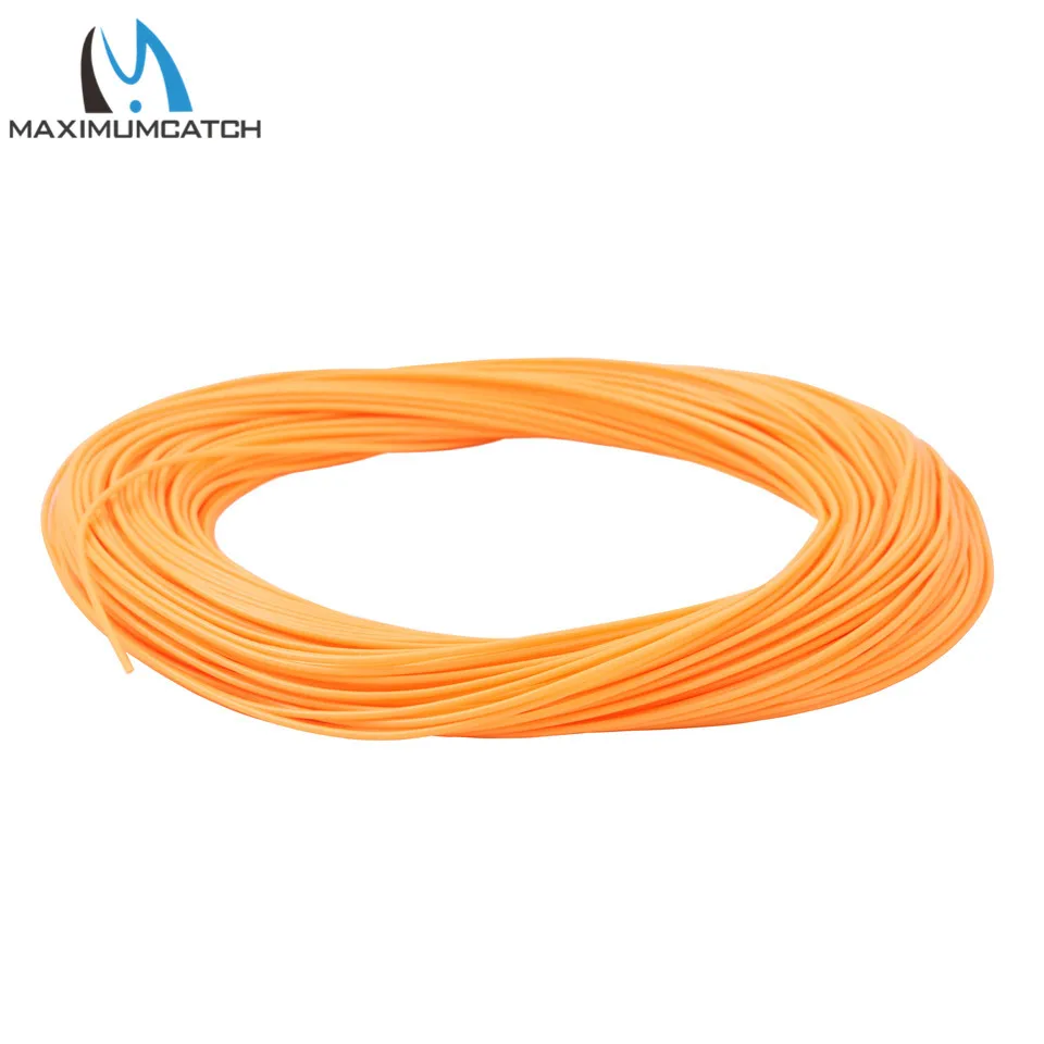 Maximumcatch Running Fly Line 0.7mm 0.9mm Orange and Yellow Fly Fishing Shooting Line