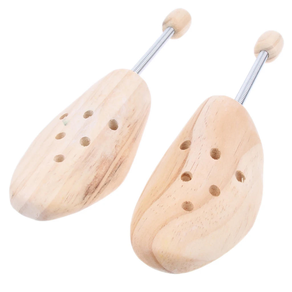 2pcs Men's Women Cedar Wood Shoe Tree Stretcher Shaper Keeper