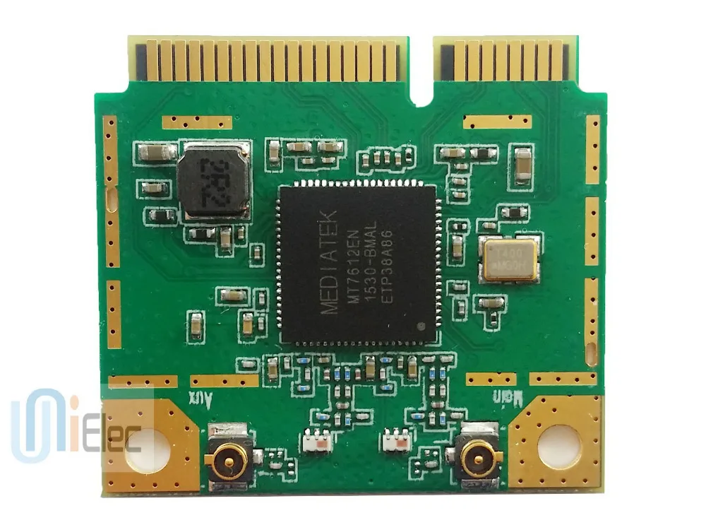 MTK MT7612 2x2 2.4G&5G 802.11ac/b/g/n 867Mbps Half MT7612E MiniPCIE NIC Support omnipeek  PCBA ODM OEM  WiFi Custom Board