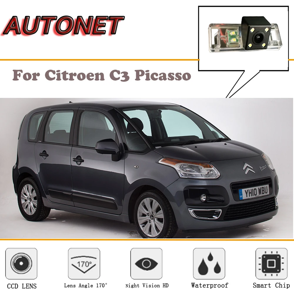 

AUTONET Rear View camera For Citroen C3 Picasso 2009~2016/Reverse Camera/Backup Camera/license plate camera