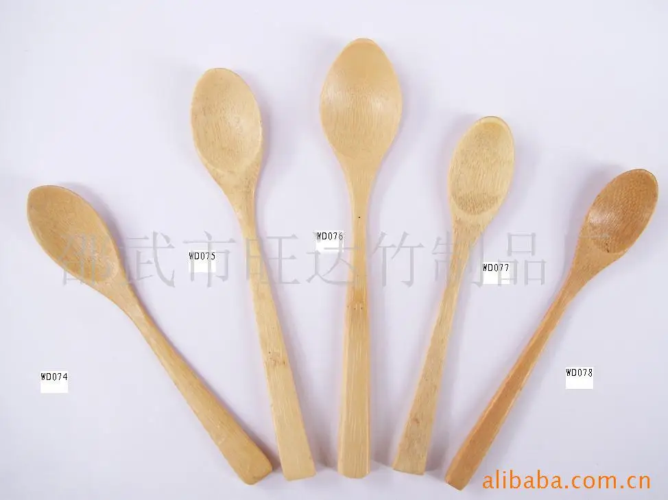 

Bamboo spoon tableware manufacturers supply 10-20cm green bamboo spoon children spoon