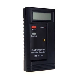 Electromagnetic Radiation Detector Digital EMF Meter Electronic Frequency Tester Home Office Computer Monitors Data Hold Alarm