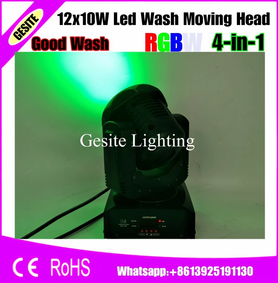 4PCS/LOT dj equipment 12pcs 10w LED wash beam bar light moving head beam light