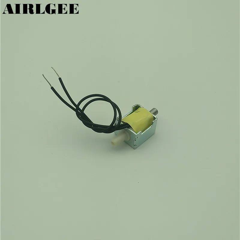 

High quality 3mm to 3mm Tube Gas Valve Solenoid Electromagnet DC 5V 0.4-0.5kgf/cm2 Free shipping