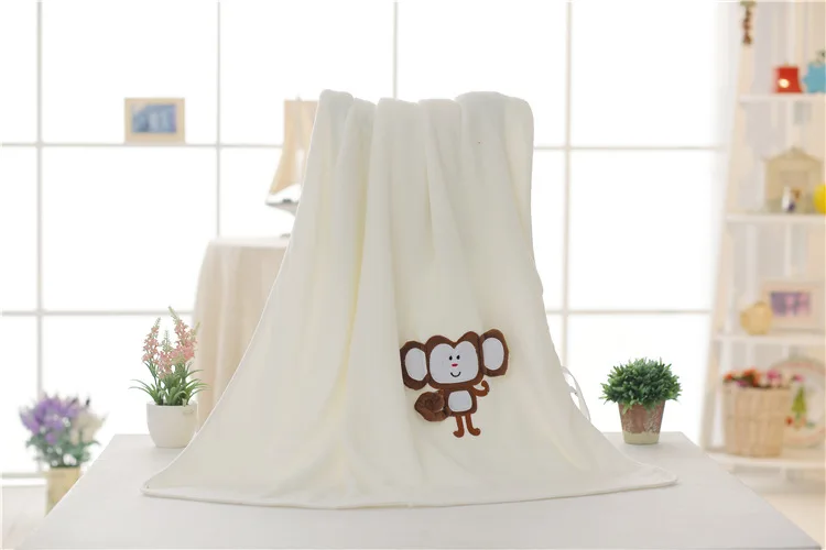 80x100cm New Cute Coral Velvet Children Blanket Creative Cartoon Colorful Baby Nap Blanket School Blankets For Kids