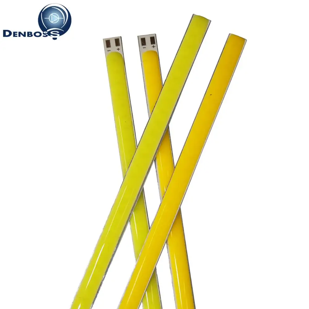 10PCS LED COB Strip 200x6mm Hard LED Strip 12V DC Bar light Warm White for DIY Outdoor light COB Camping Lamp COB led source