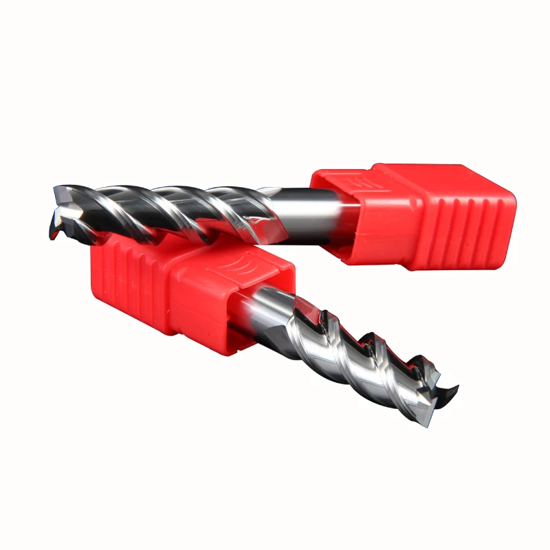 Frez Powłoka ze stopu Stal wolframowa Narzędzie Aluminiowe obróbka Cnc Hrc55 3 Frezy palcowe 6 mm 150 długości Frez do drewna