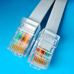 RJ45 Cross Wired Cable 72-1259-01 Equivalent for Cisco 600/700/800/7100/3600 Routers Noodles Flat 8P Console
