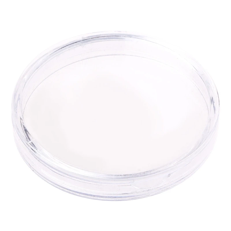40.6mm Clear Plastic Round Coin Holder Capsule Direct Fit For 1oz American Silver Eagles Protective Cover