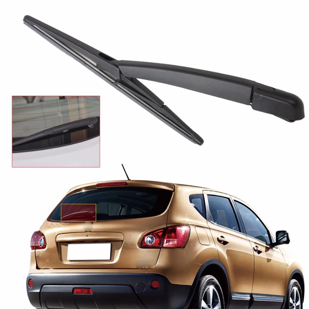 

DWCX Car Wiper Kit Rear Window Windshield Wiper Arm + Wiper Blade Rainshield For Nissan Qashqai 2008 2009 2010 2011 2012 2013