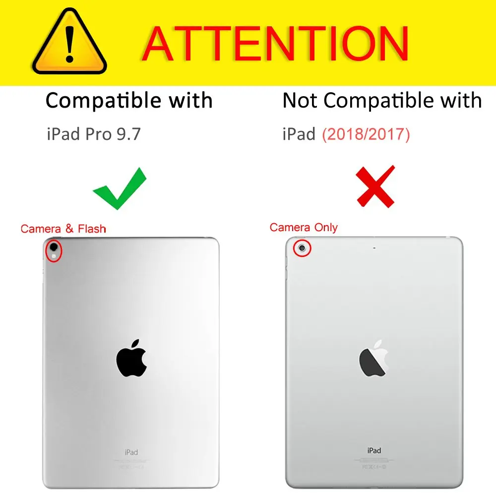 For Apple iPad Pro 9.7 inch Case, 2016 Release Ultra Slim Pu Leather Magnet Wakt UP Sleep Smart Cover for iPad Pro 9.7 Case