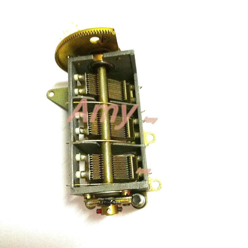 Imagem -03 - Bayi Rádio Recepção Pequeno Ajuste Gear Belt 21pf255pf ou Assim Capacitor Variável Novo