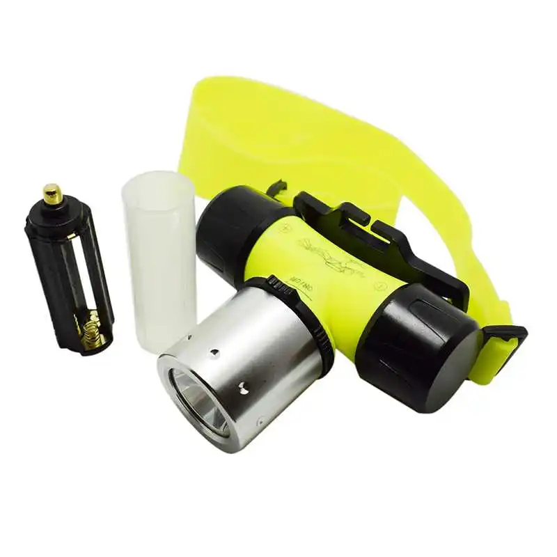 High Bright XML T6 1000 Lumen Led Headlamp Flashlight Waterproof Underwater Diving Headlight Frontal Head Torch Lamp Light 18650