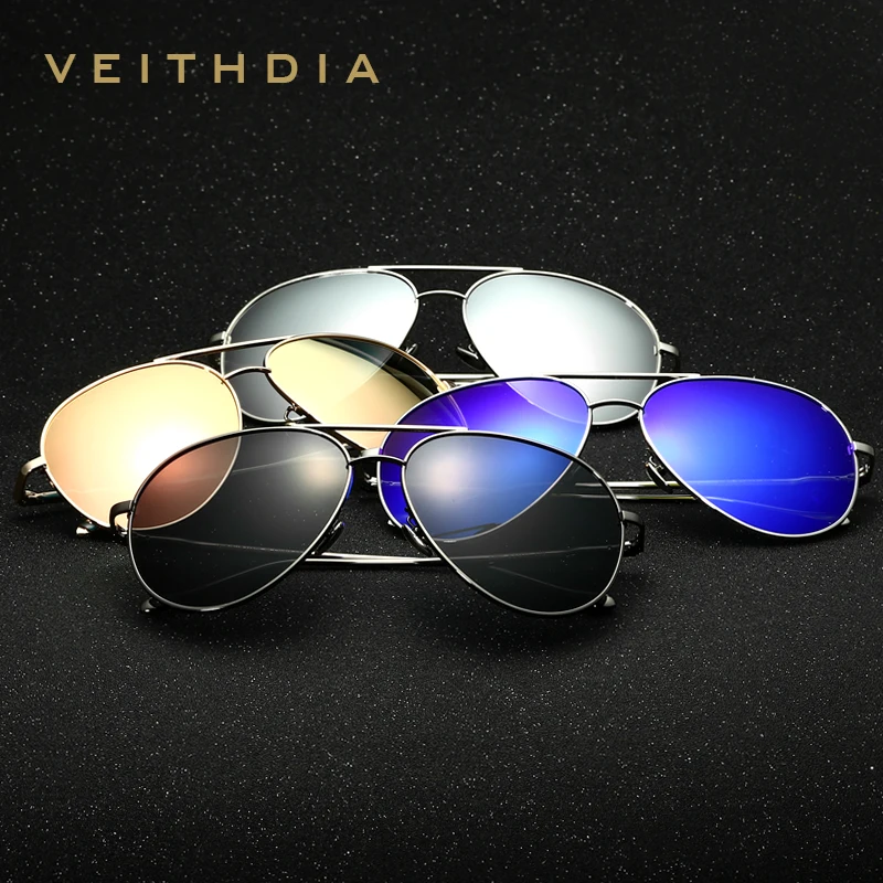 VEITHDIA Brand Fashion Unisex Sun Glasses Polarized Coating Mirror Classic Sunglasses Oculos Male Eyewear For Men/Women 3360 image 4