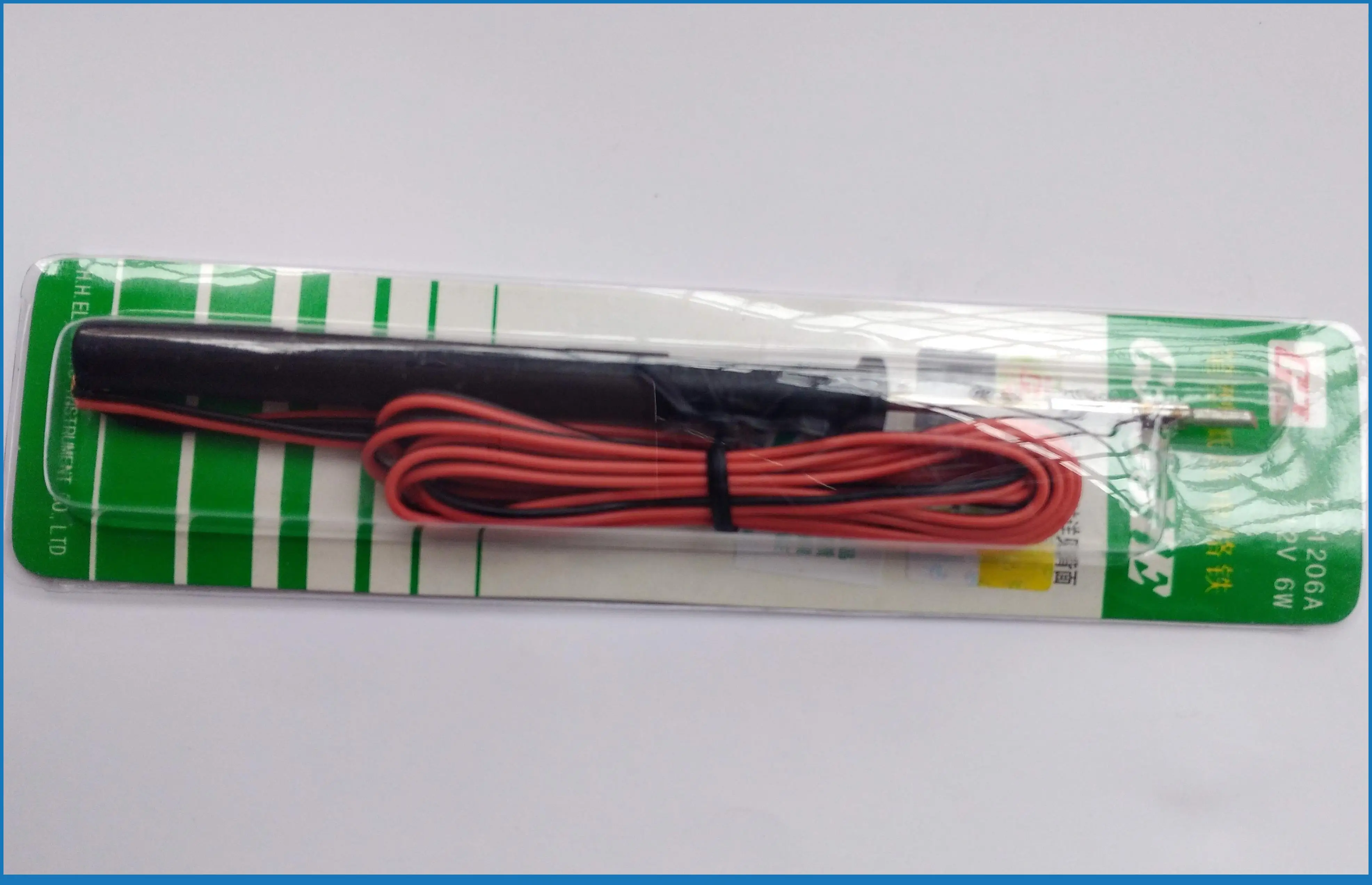 Mini DC/AC 12V 6 W Soldering Iron สำหรับรถยนต์เพิ่มช่องจุดบุหรี่ (สีดำ) แถมฟรีสายรัดข้อมือไว้อาลัยในหลวงร.9มูลค่า99บาท PCB SMD SMT DIP IC บัดกรี