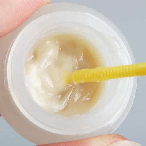 Removedor de pegamento para pestañas, herramienta esencial para extensiones de pestañas postizas, adhesivo cremoso, 5g, 10 Uds.